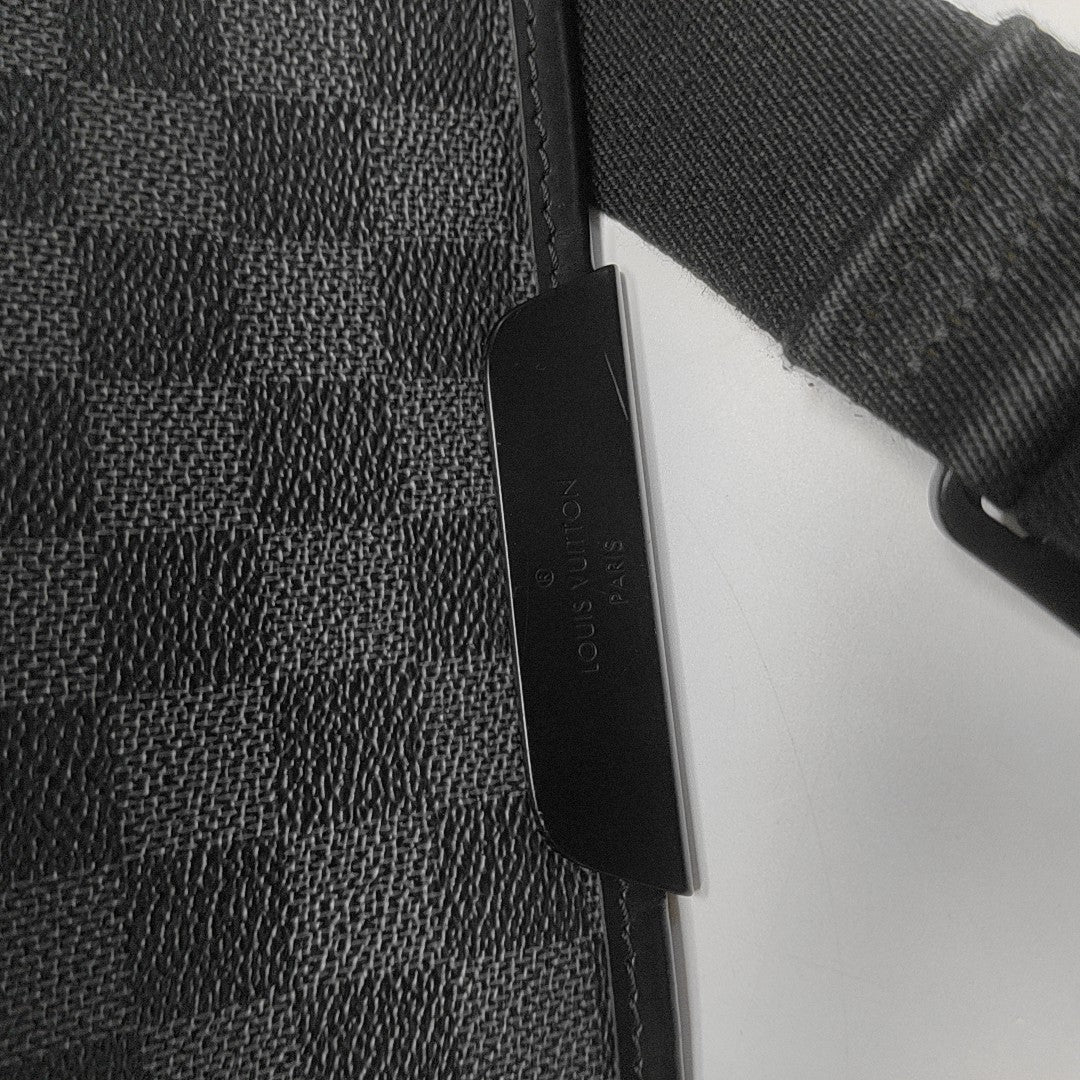 DANIEL GM Damier Graphite Coated Canvas Gray