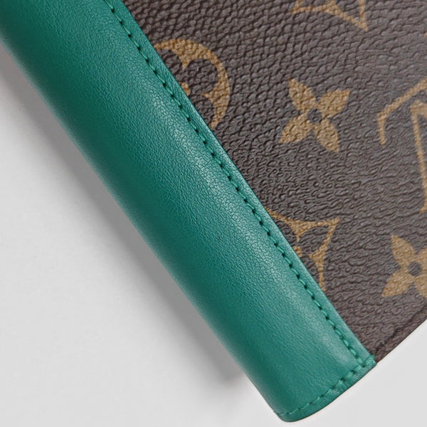 BRAZZA Monogram Coated Canvas Brown Wallet