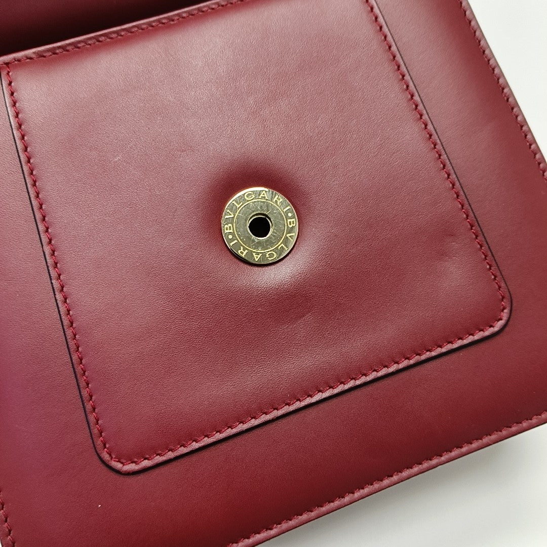 SERPENTI FOREVER Small Quilted Calfskin Red