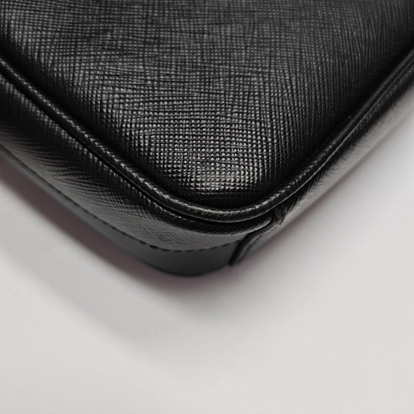 Sidonie Saffiano Calfskin Black