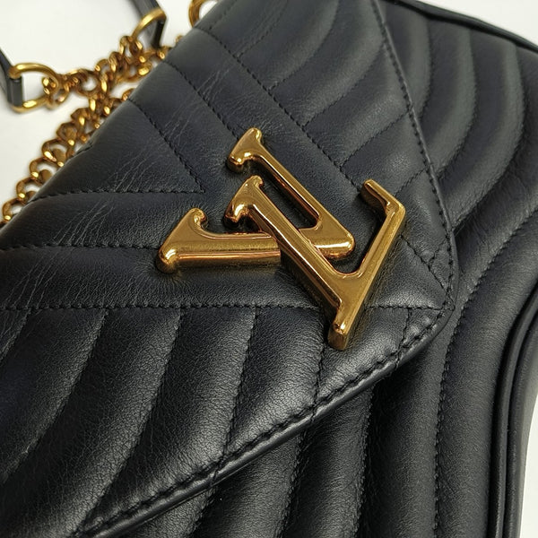 NEW WAVE MM Quilted Calfskin Black