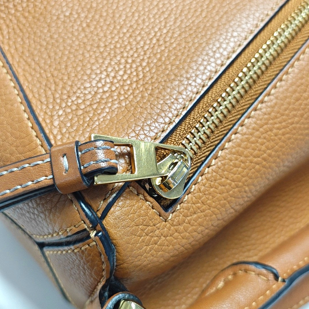 Puzzle Small Calfskin Brown