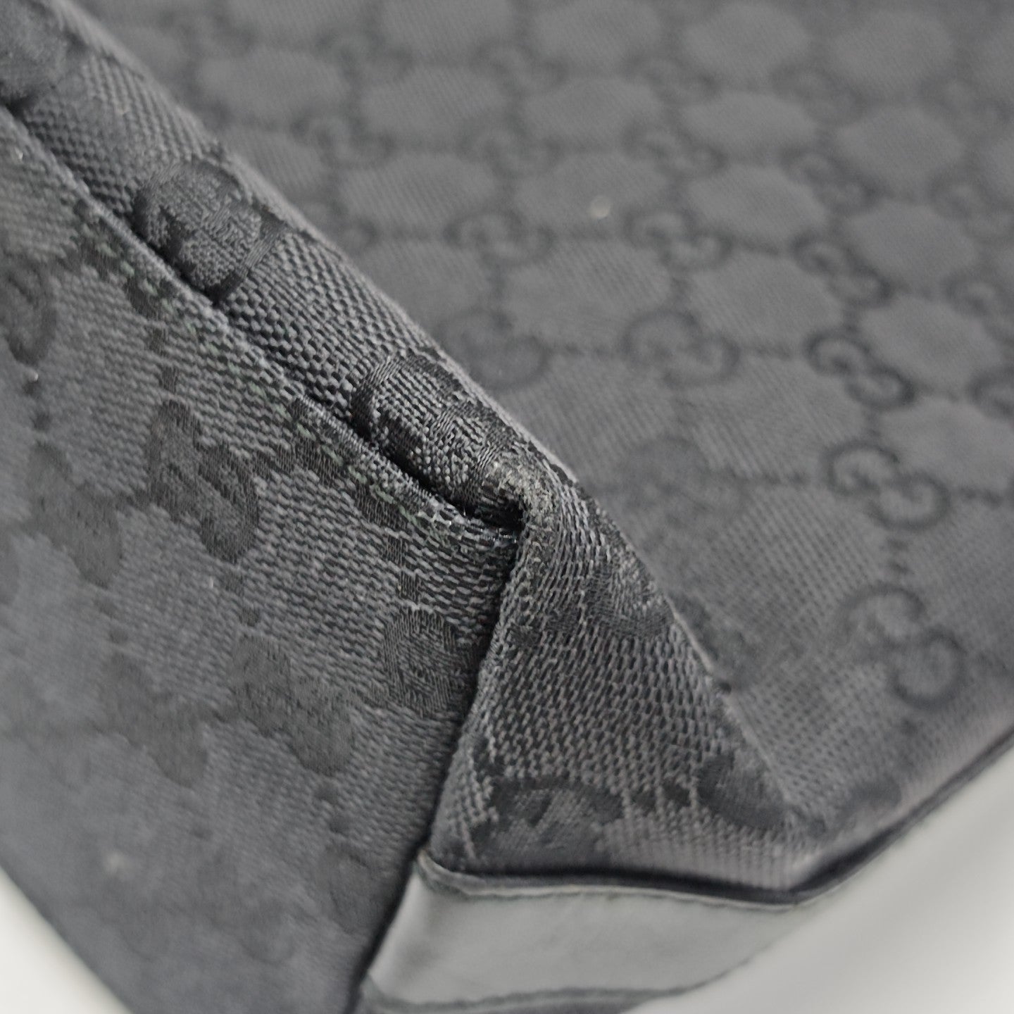 Monogram Canvas Top Handle Bag Black