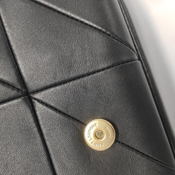 Quilted Lambskin Belt Bag Black