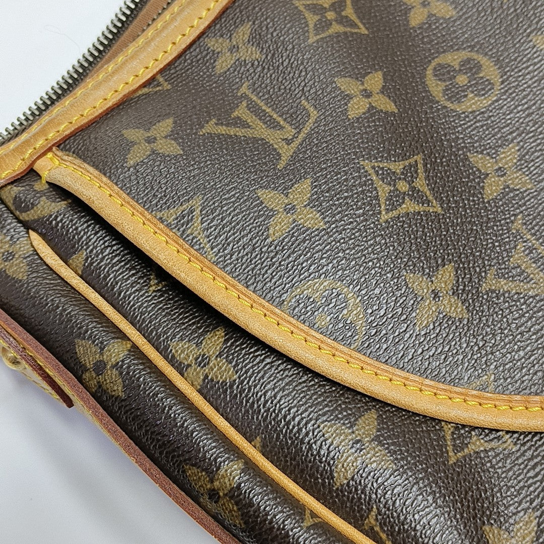 TULUM PM Monogram Coated Canvas Brown