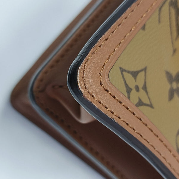 DAUPHINE Mini Monogram Coated Canvas Brown