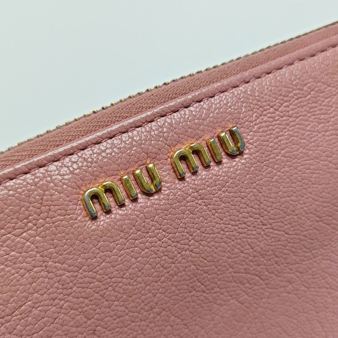 Calfskin Wallet Pink