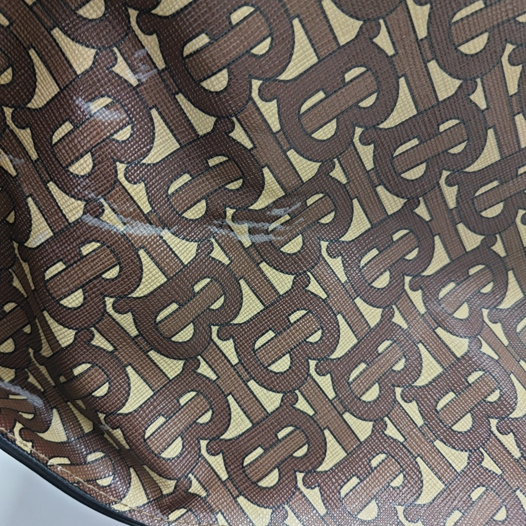 MONOGRAM Large Coated Canvas Brown