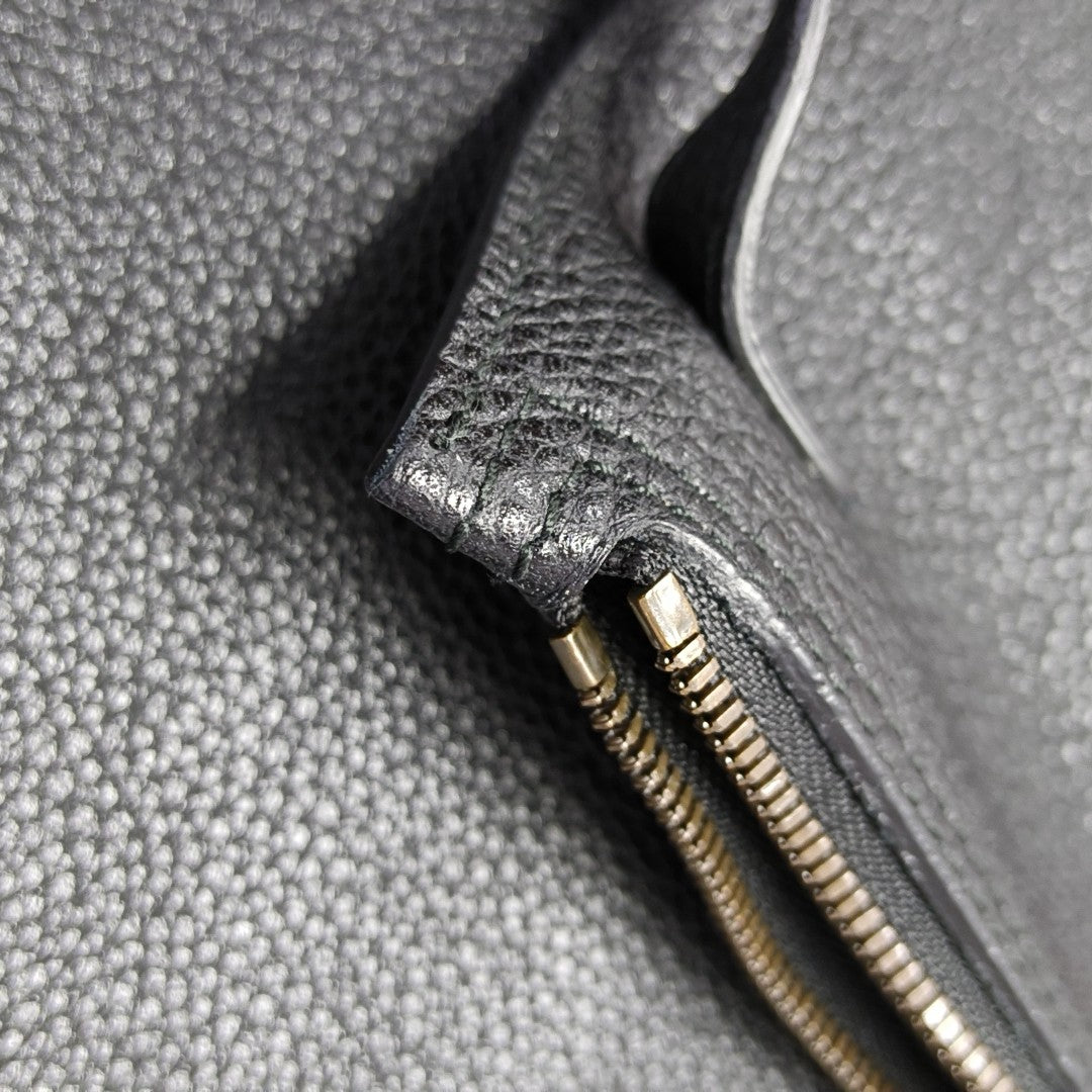 Print Small Calfskin Black