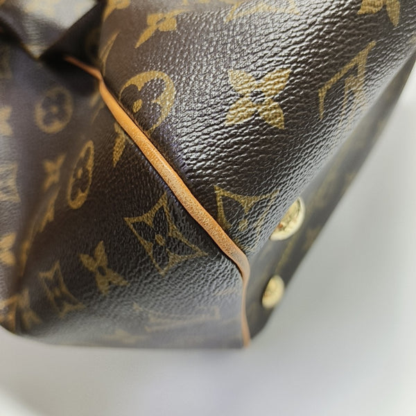 TIVOLI GM Monogram Coated Canvas Brown