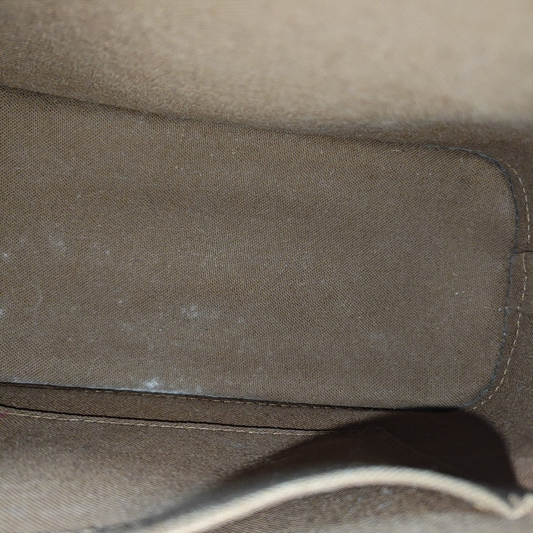 ALMA BB Monogram Coated Canvas Brown