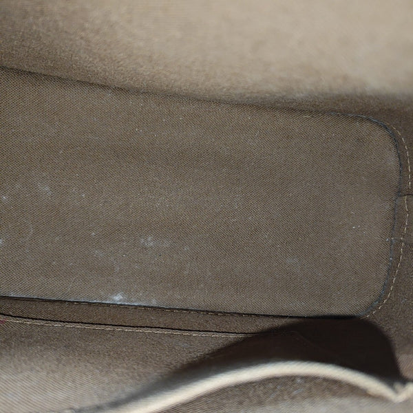 ALMA BB Monogram Coated Canvas Brown