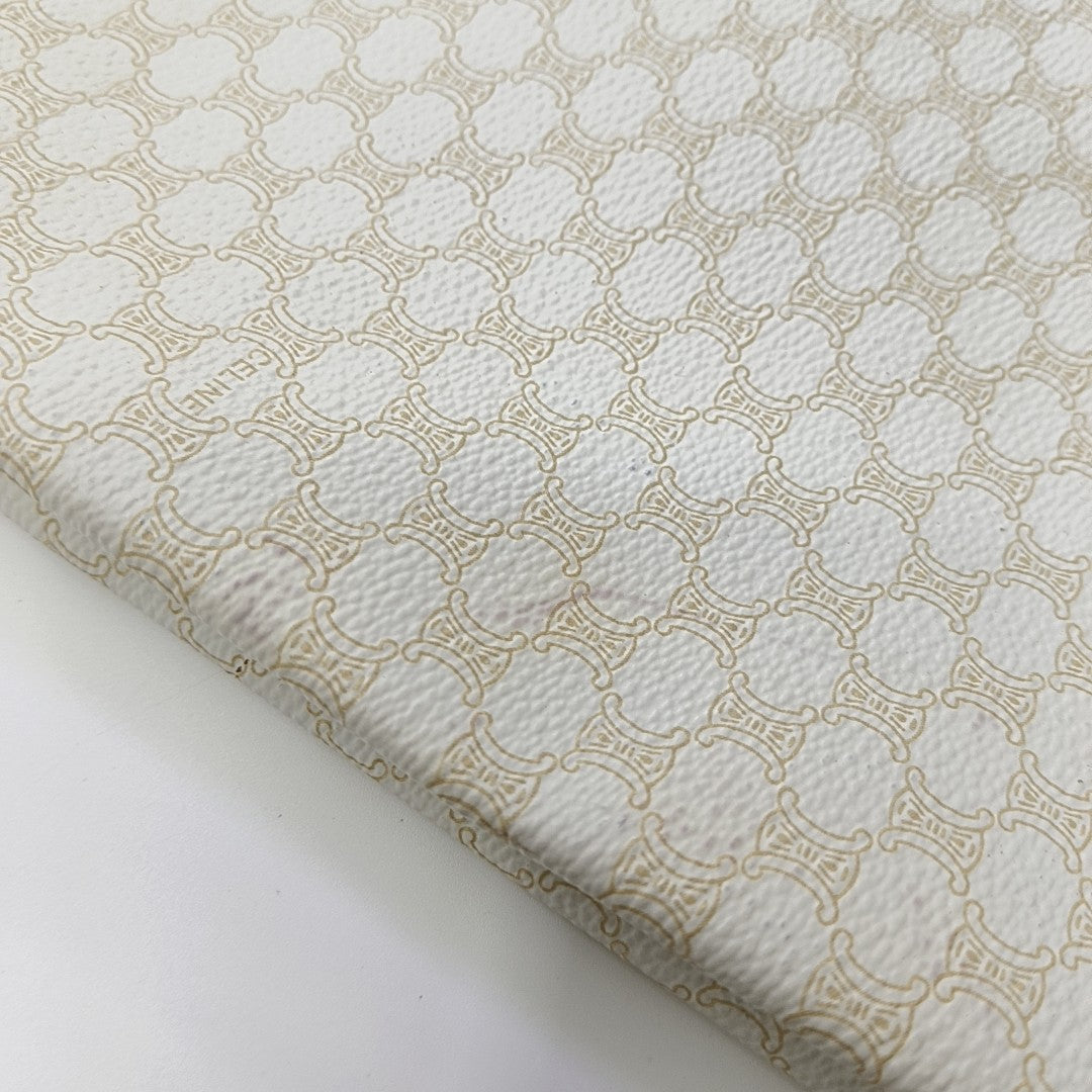 Coated Canvas Tote Bag White