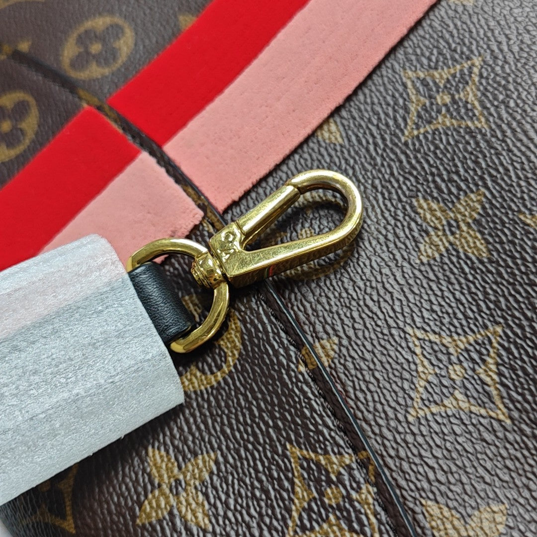 GEORGES BB Monogram Coated Canvas Brown