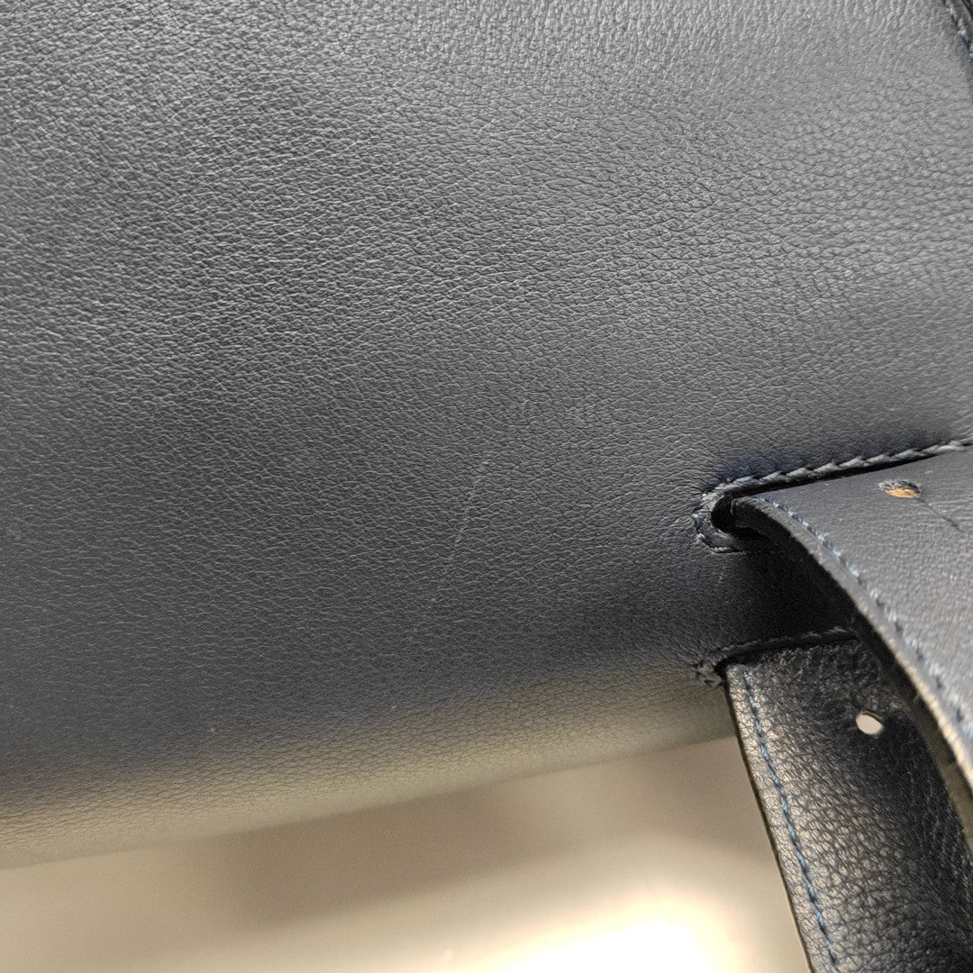 Anton Small Calfskin Blue