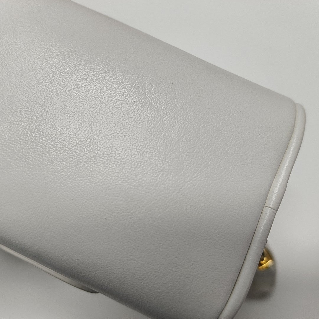 Cube Mini Calfskin White