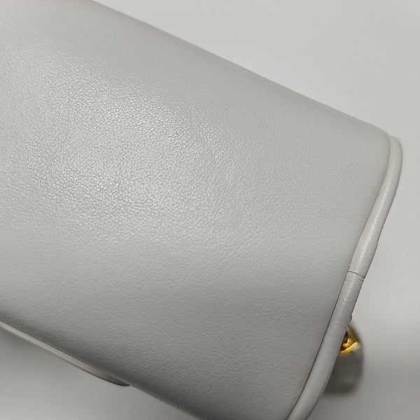 Cube Mini Calfskin White