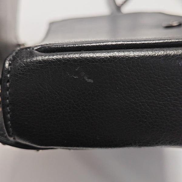 Calfskin Shoulder Bag Black