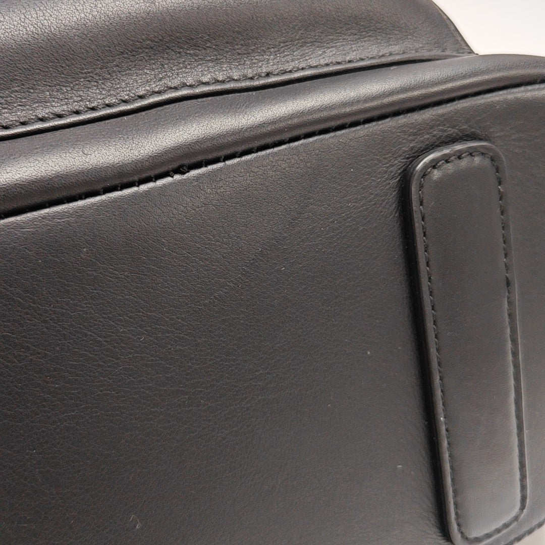 Leather Backpack Black