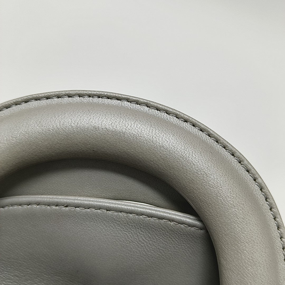 Lady Dior Mini Cannage Lambskin Gray