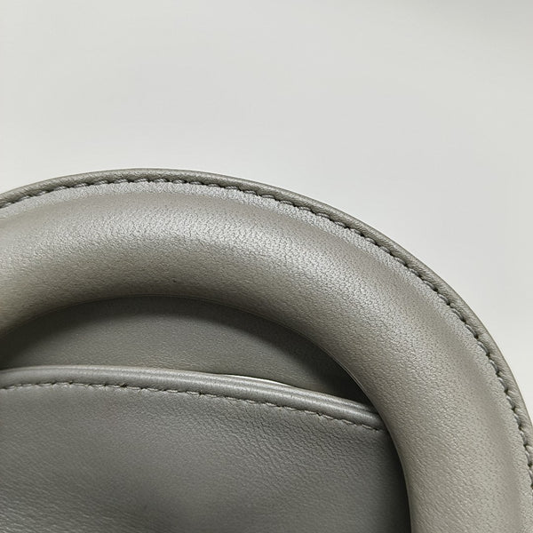 Lady Dior Mini Cannage Lambskin Gray