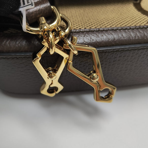 Horsebit 1955 Mini Monogram Canvas Beige