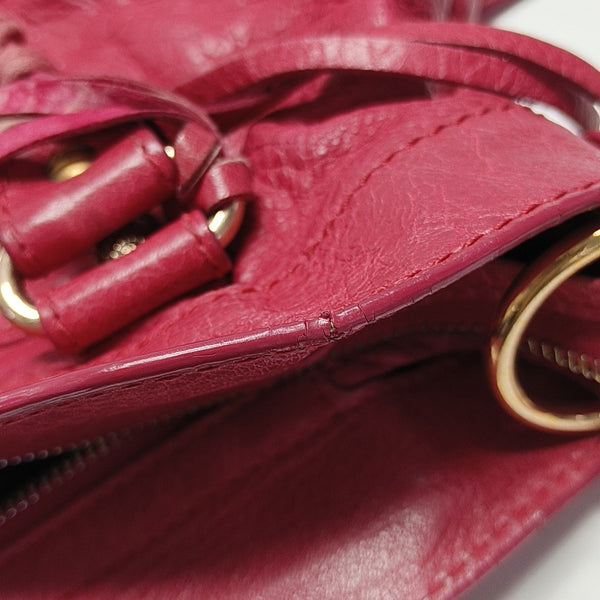 Classic City Small Lambskin Red