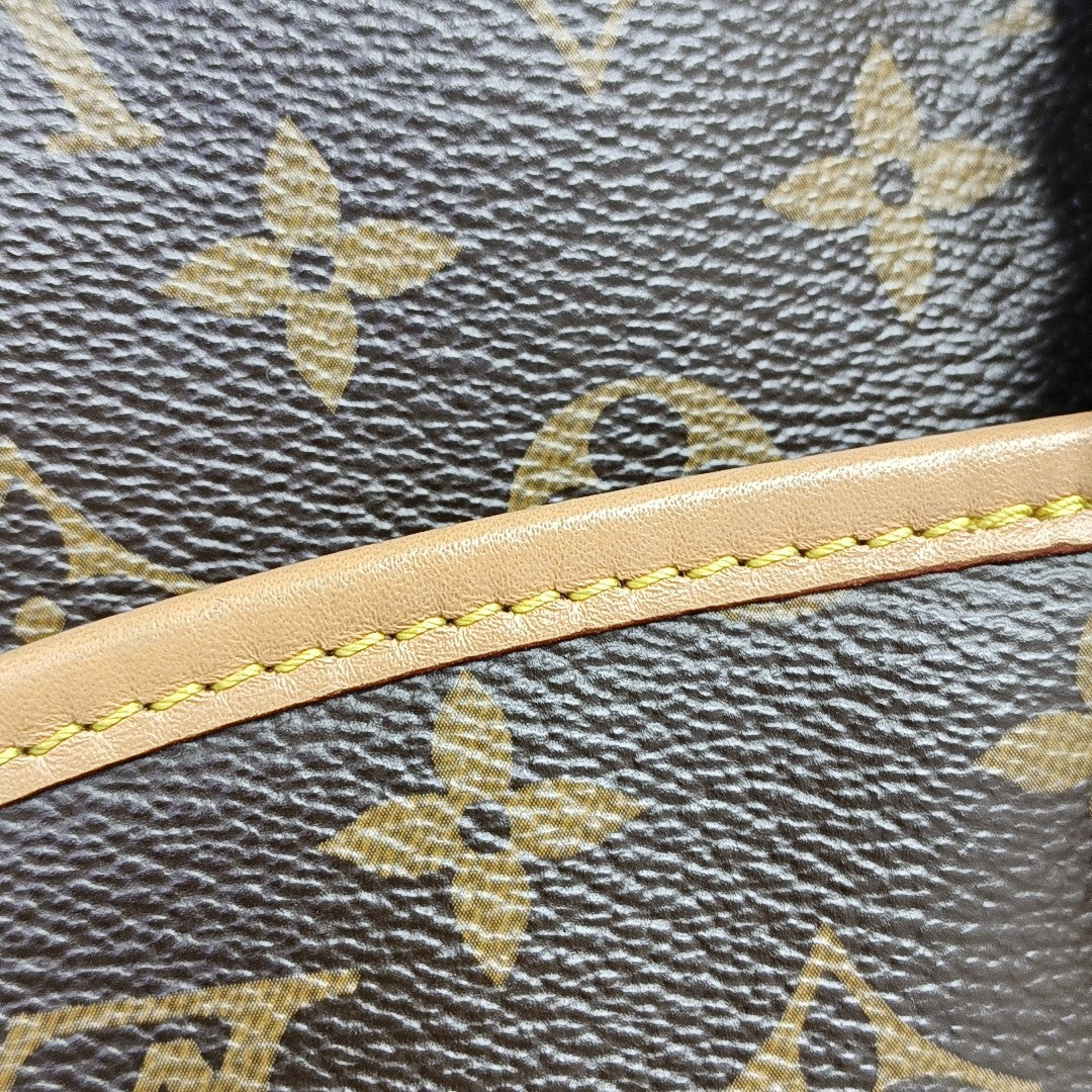DIANE Monogram Coated Canvas Brown