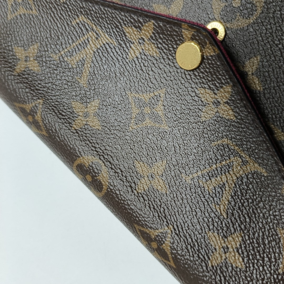 FÉLICIE Monogram Coated Canvas Brown