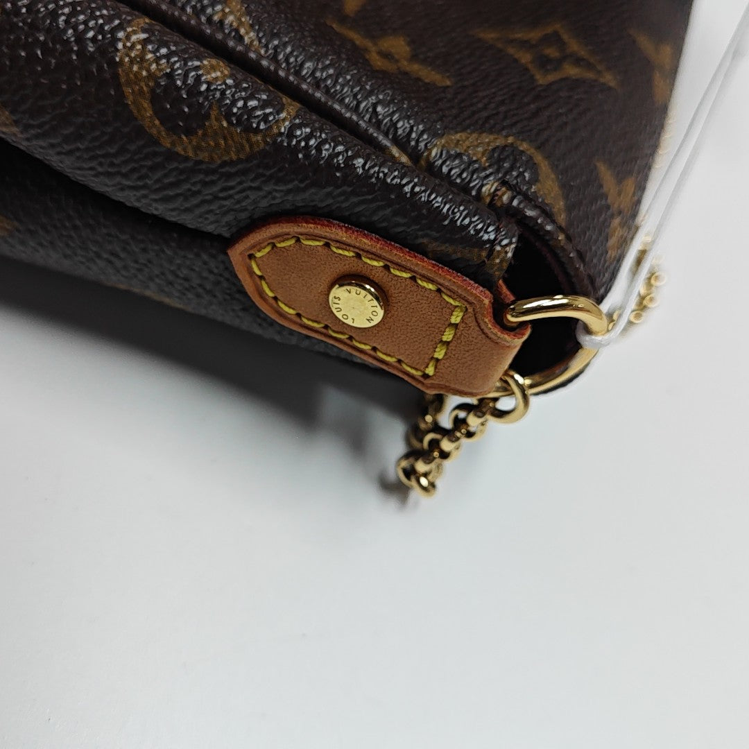 FAVORITE PM Monogram Coated Canvas Brown