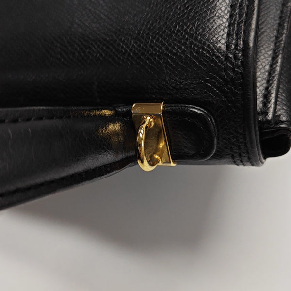 Calfskin Shoulder Bag Black