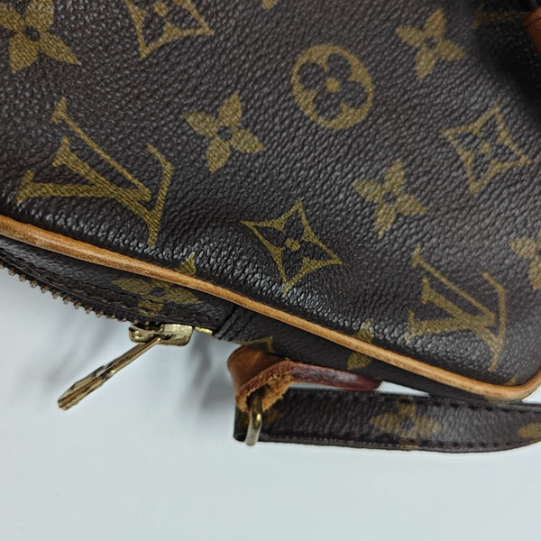 AMAZON Monogram Coated Canvas Brown