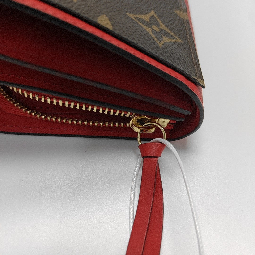 FLORE Monogram Coated Canvas Brown Wallet