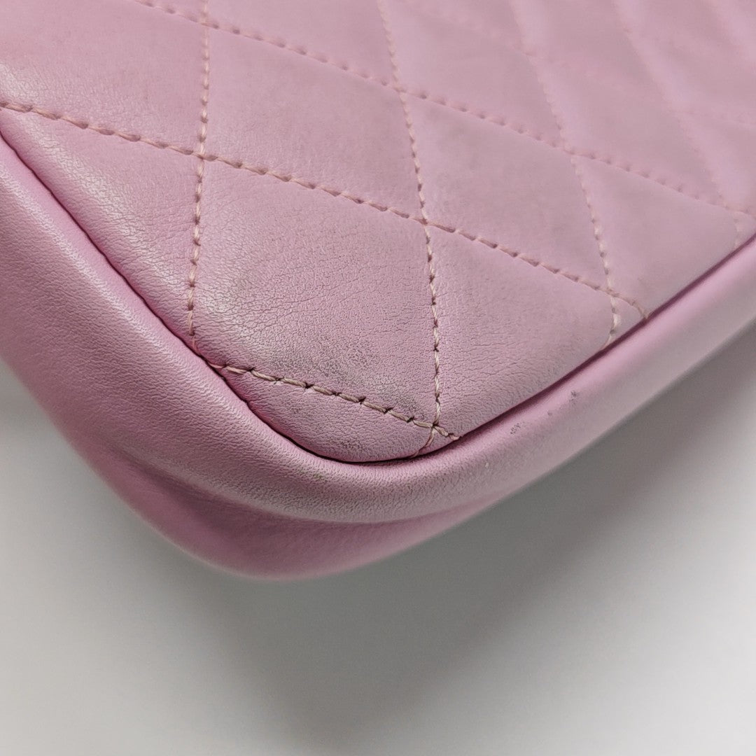 CAMBON Medium Quilted Calfskin Pink