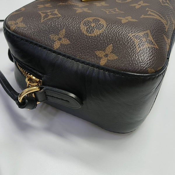 SAINTONGE Monogram Coated Canvas Brown