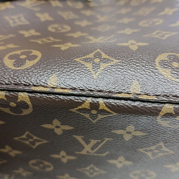 NÉONOÉ MM Monogram Coated Canvas Brown