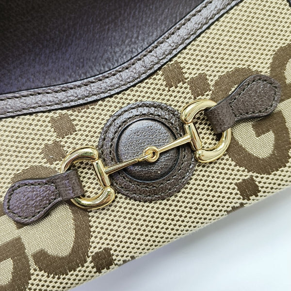 Horsebit 1955 Mini Monogram Canvas Beige