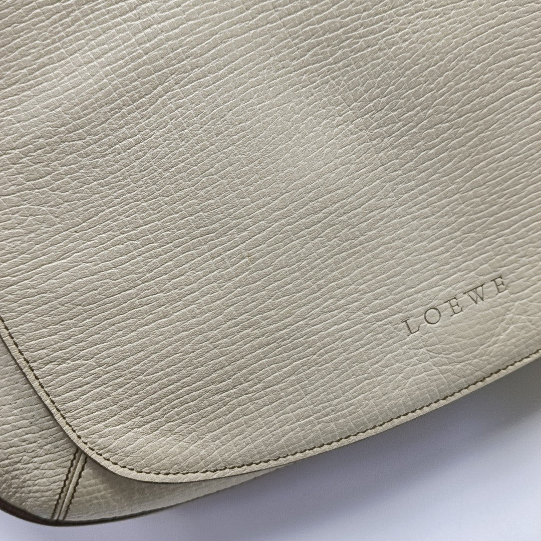 Calfskin Shoulder Bag Beige