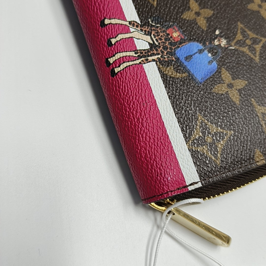 ZIPPY Monogram Coated Canvas Brown Wallet