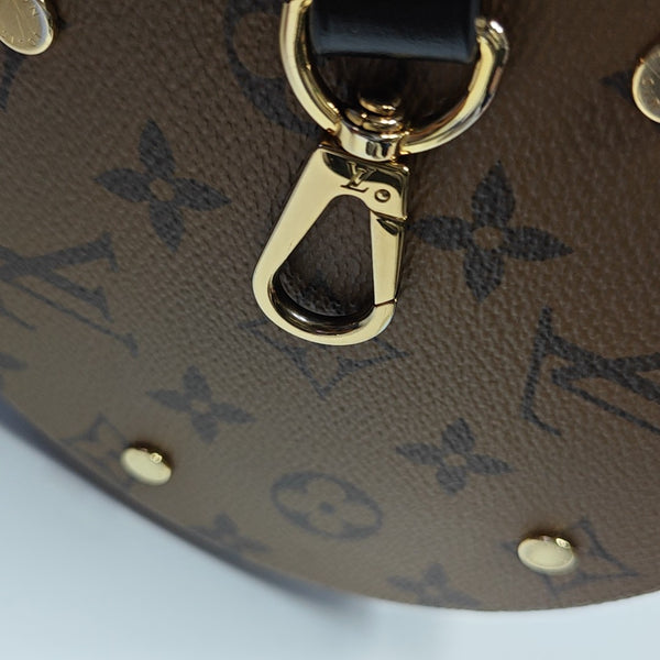 CANNES PM Monogram Coated Canvas Brown