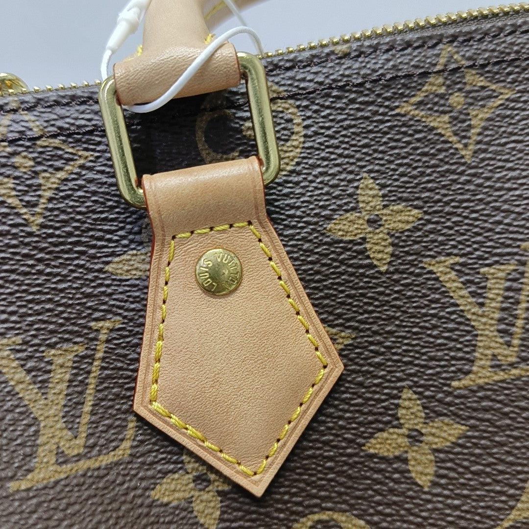 SPEEDY 25 Monogram Coated Canvas Brown