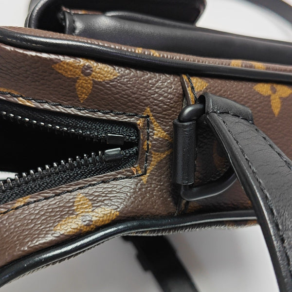 CHRISTOPHER Monogram Coated Canvas Brown