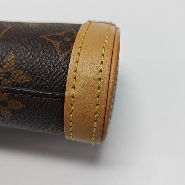 FOLD ME Monogram Coated Canvas Brown