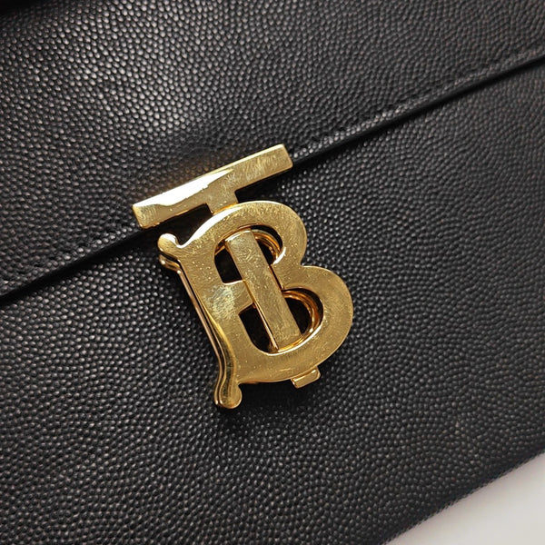TB Small Calfskin Black