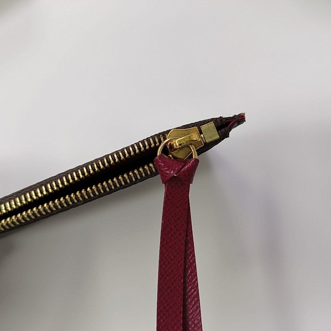 FÉLICIE Monogram Coated Canvas Brown