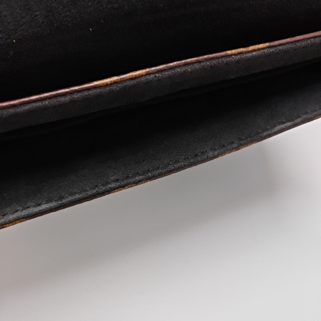 LOCKY BB Monogram Coated Canvas Brown