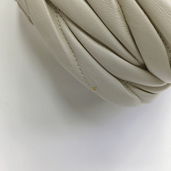 Wander Matelassé Mini Quilted Lambskin White