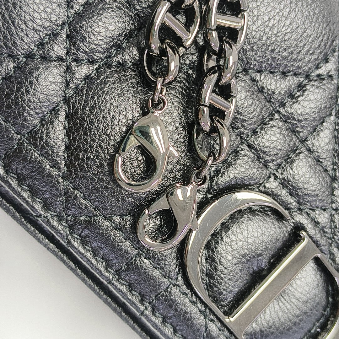 Dior Caro Cannage Calfskin Black