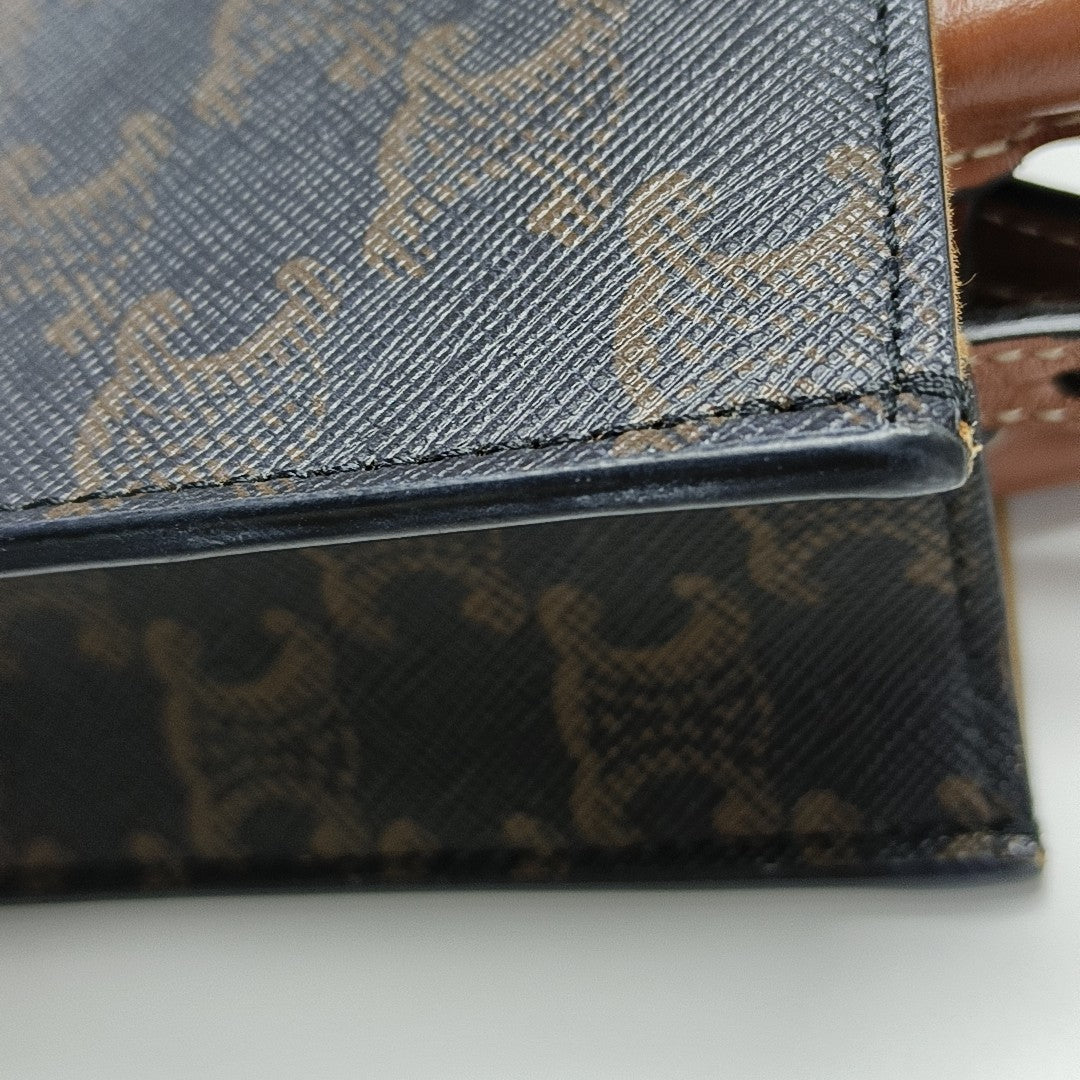 CABAS CELINE Mini Coated Canvas Brown