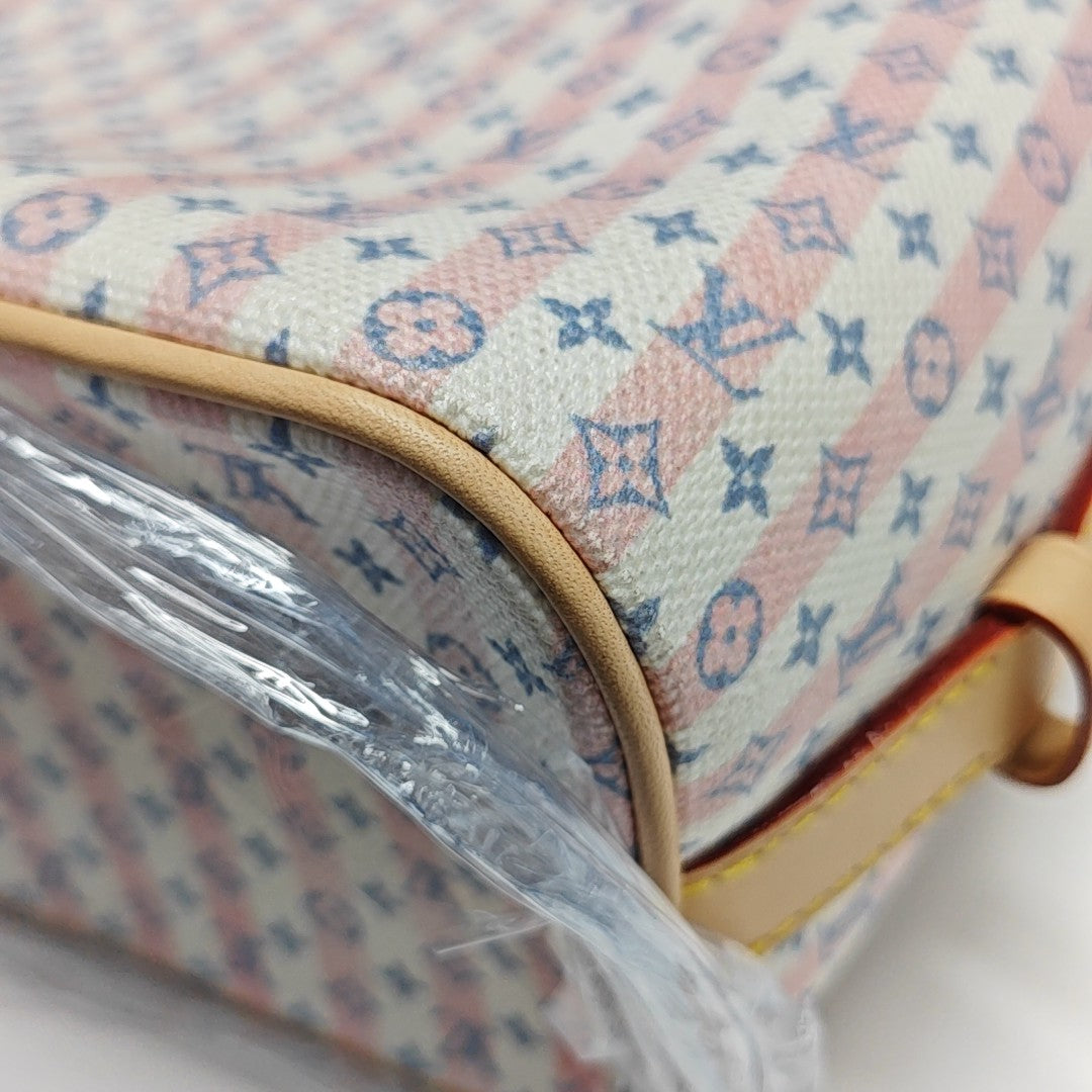 ALL IN PM Monogram Coated Canvas White